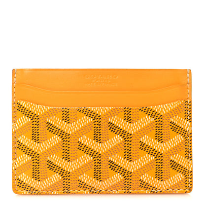 Goyard Goyardine Saint Sulpice Card Holder Yellow 1 of 9