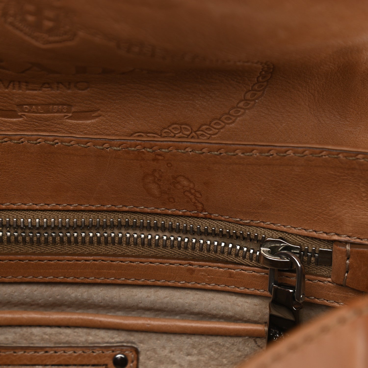 Prada Vitello Phenix Flap Chain Bag Brown 11 of 17