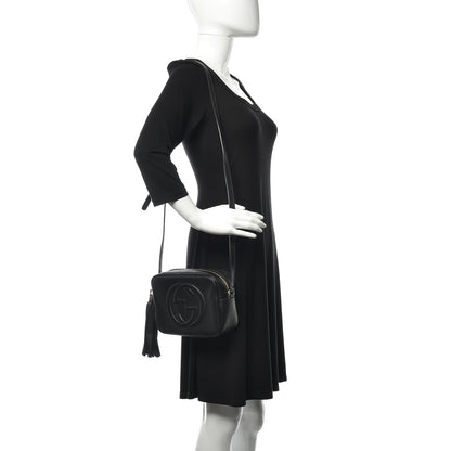Gucci Pebbled Calfskin Small Soho Disco Bag Black 2 of 13