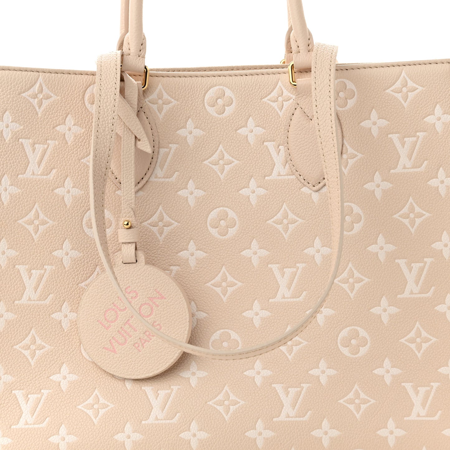 Empreinte Monogram Spring In The City Onthego MM Beige Pink Yellow