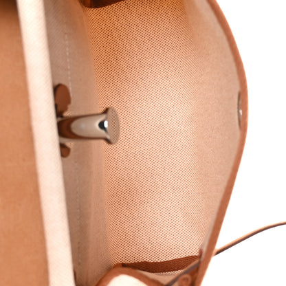Hermes Military Toile Vache Hunter Herbag Zip Retourne 20 Ecru Beige Fauve 5 of 11