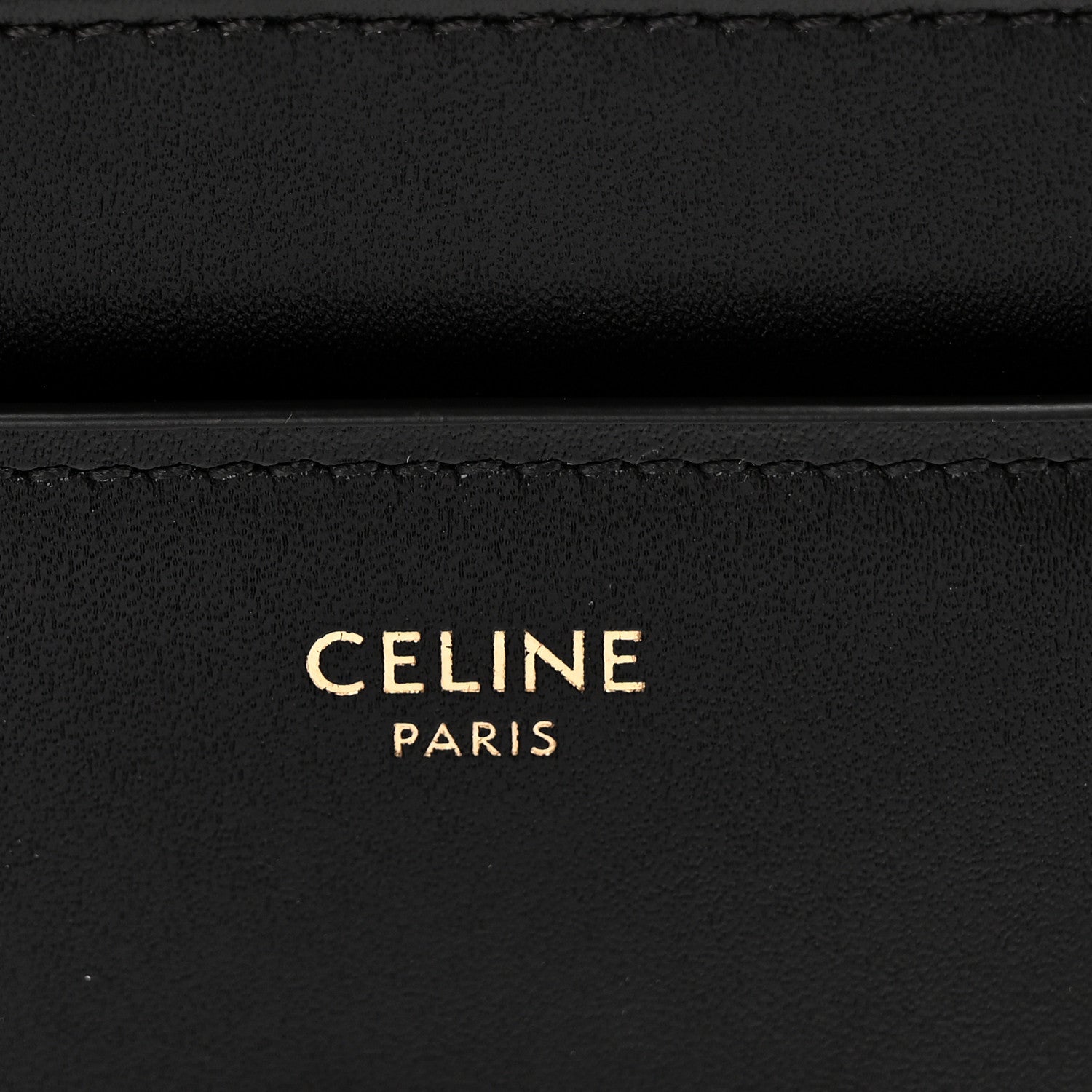 Celine Satinated Calfskin Mini 16 Top Handle Bag Black 6 of 9