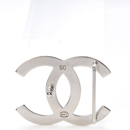Chanel Calfskin CC Reversible Belt 90 36 Black Navy 6 of 7