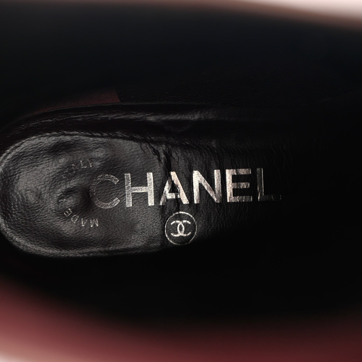 Chanel Calfskin Ascot Knee High CC Boots 36.5 Light Brown 7 of 15