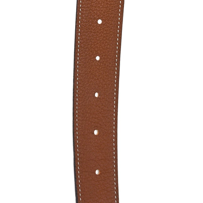 Hermes Box Togo 32mm H Belt 80 Black Gold 4 of 6