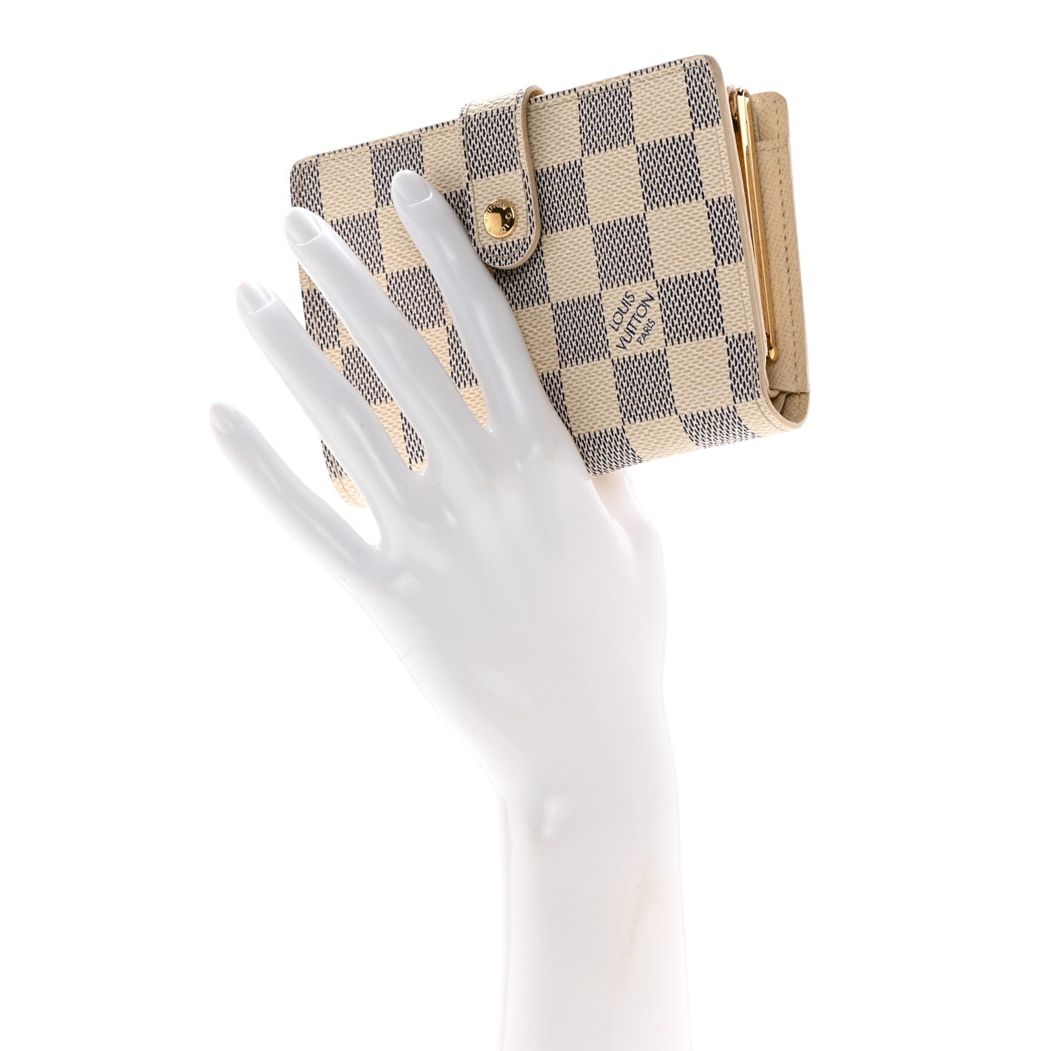Louis Vuitton Damier Azur French Purse Wallet 2 of 8