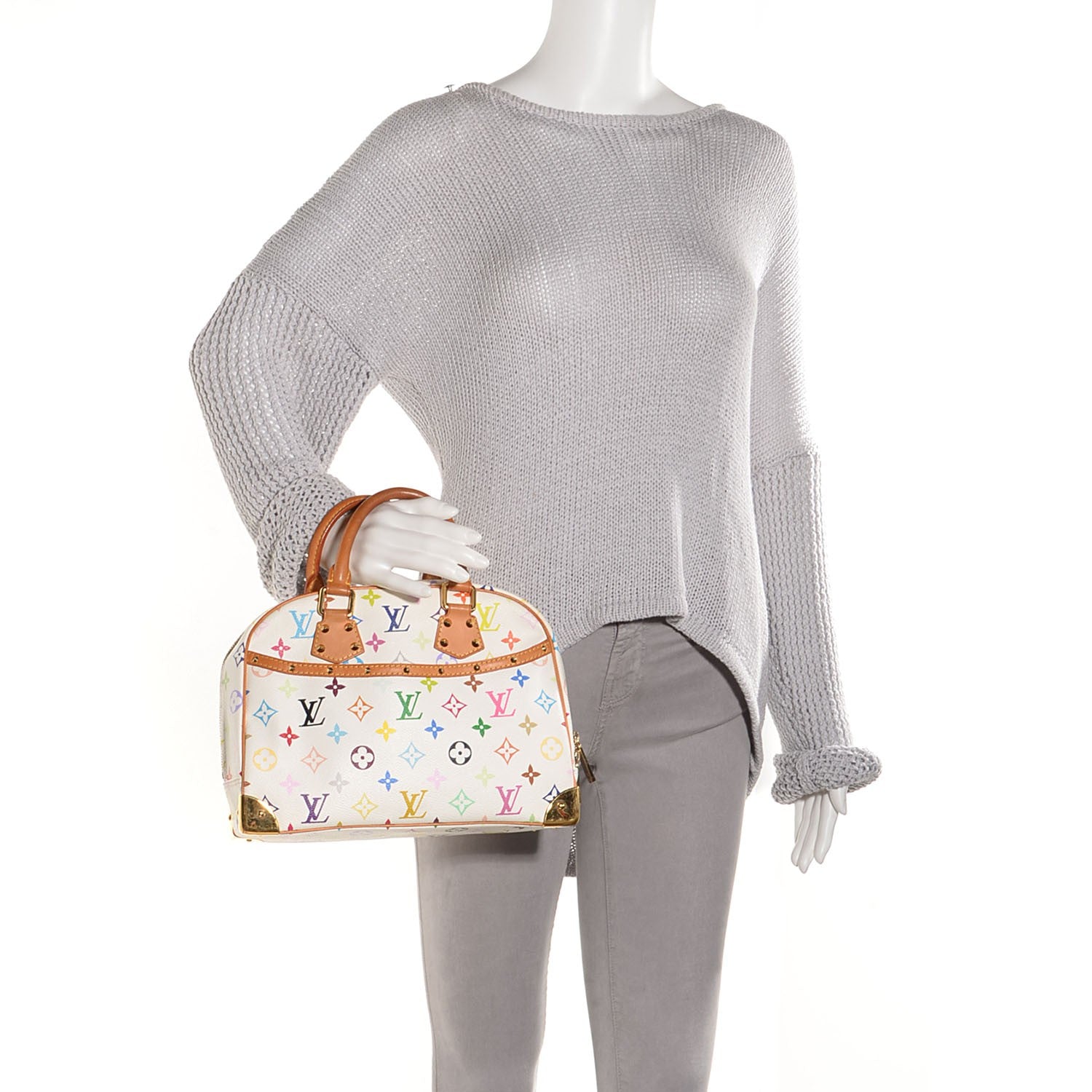 Louis Vuitton Monogram Multicolor Trouville White 2 of 7
