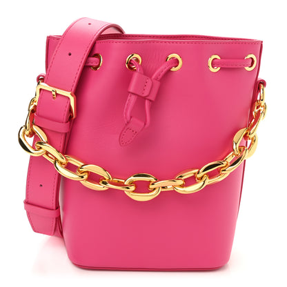 MCM Nappa Mini Drawstring Aren Chain Bag Beetroot Purple 1 of 9