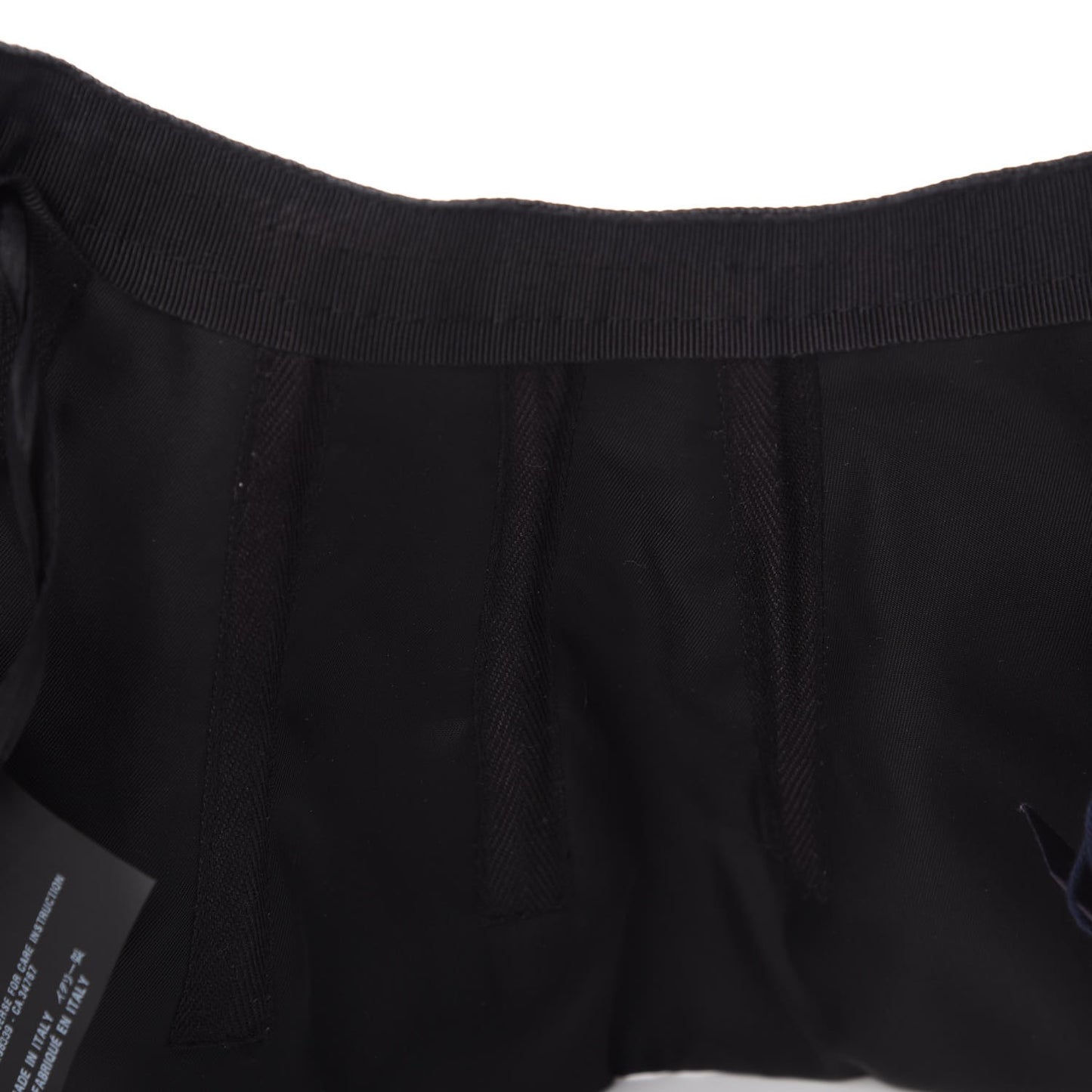 Tessuto Nylon Peplum Belt Nero Black