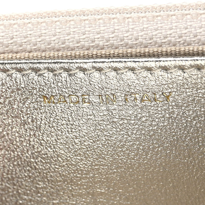Chanel Gradient Metallic Lambskin Quilted Like A Wallet Wallet On Chain WOC Gold Pink 7 of 12