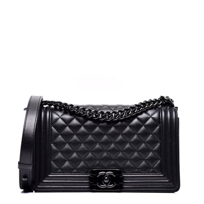 Chanel Caviar Quilted Medium Boy Flap So Black 1 of 10
