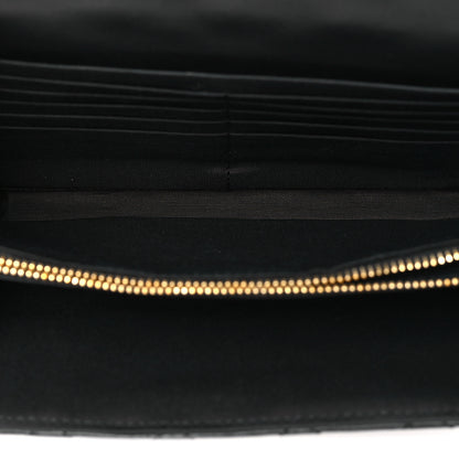 Versace Lambskin Quilted Medusa Wallet On Chain Crossbody Black 5 of 9