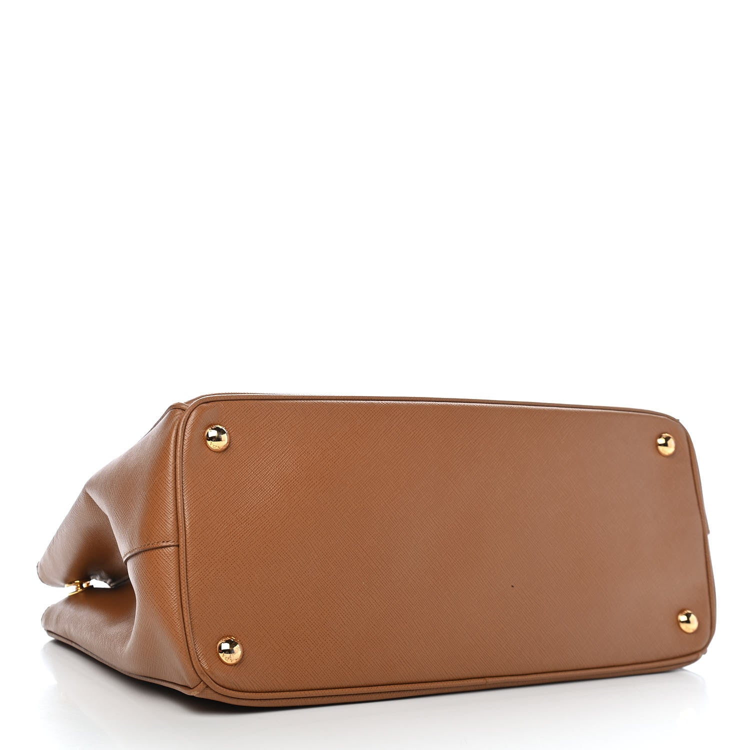 Prada Saffiano Medium Galleria Double Zip Tote Caramel 3 of 8