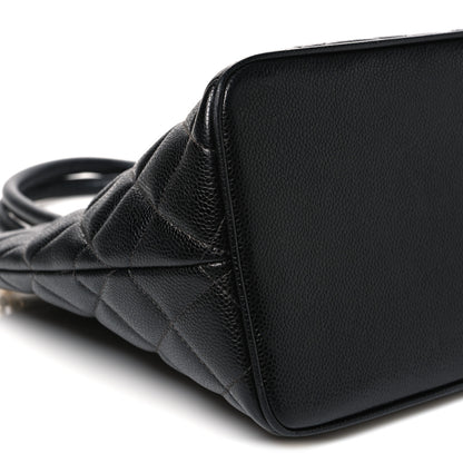 Chanel Caviar Quilted Medallion Tote Black 8 of 9