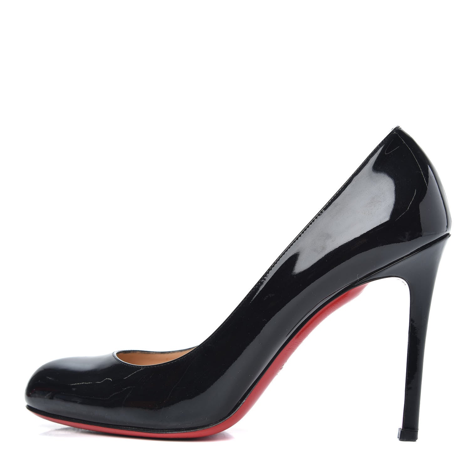 Christian Louboutin Patent Simple 100 Pumps 38 Black 1 of 12
