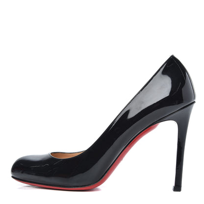 Christian Louboutin Patent Simple 100 Pumps 38 Black 1 of 12