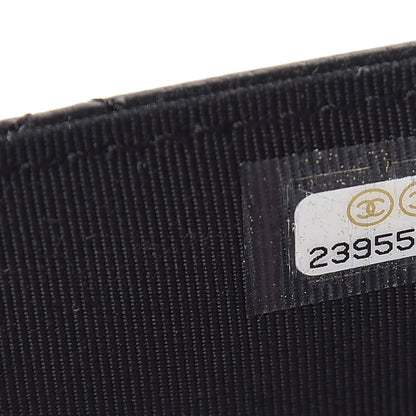 Chanel Lambskin Quilted Wallet On Chain WOC Black 8 of 11