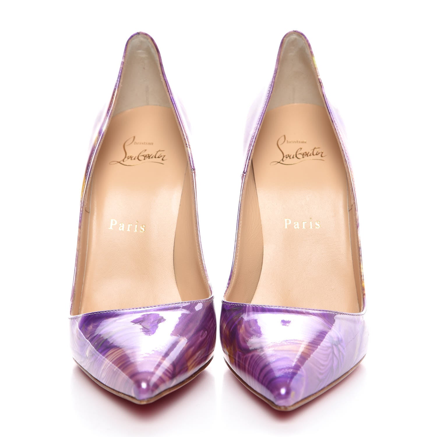 Christian Louboutin Patent So Kate 120 Pumps 37 Petale Latte 2 of 8