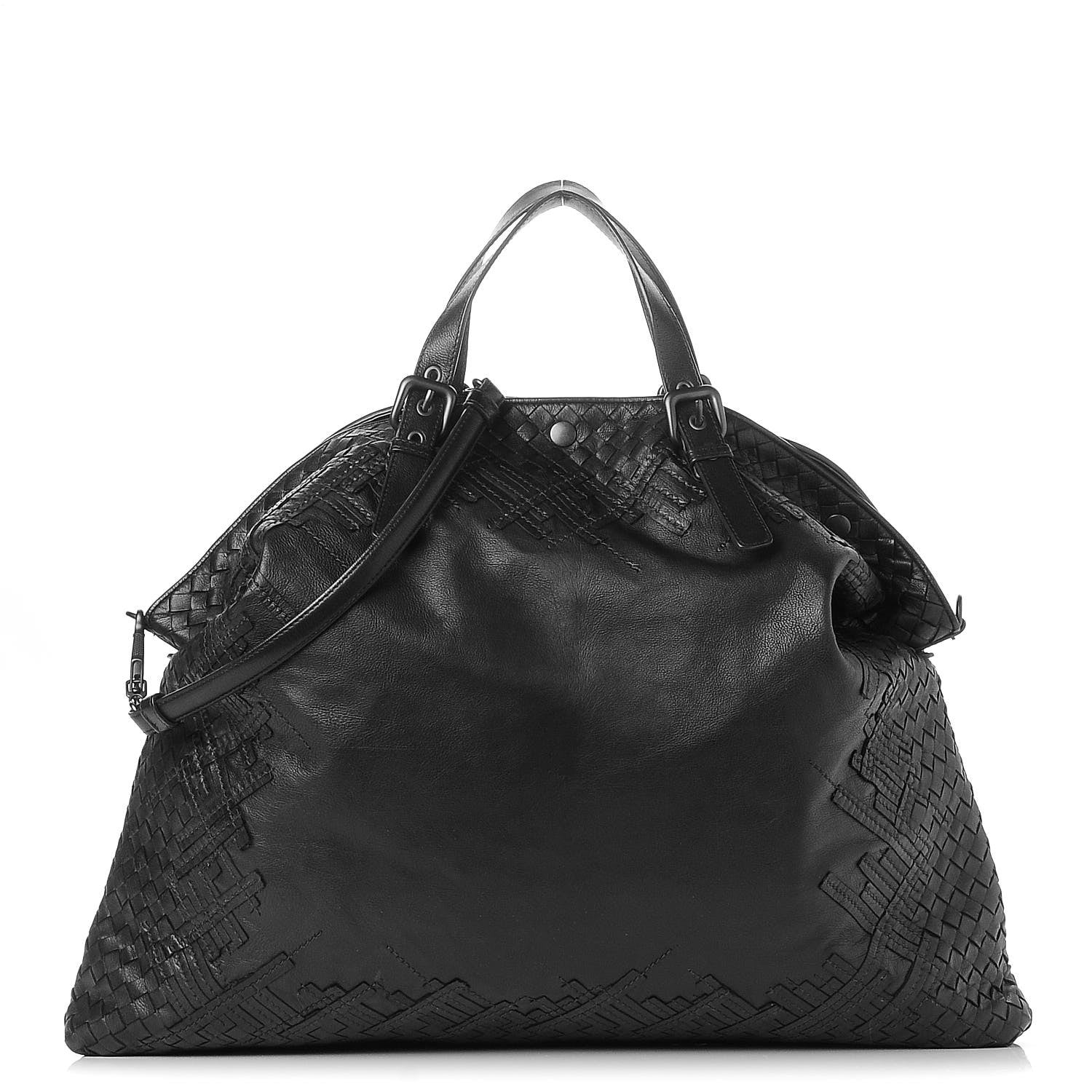 Bottega Veneta Iridescent Light Calf Maxi Scarabee Convertible Bag Dark Green 1 of 11