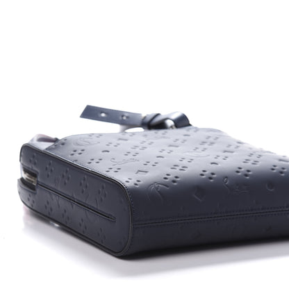 Christian Louboutin Calfskin Bench Medium Reporter Navy 6 of 9