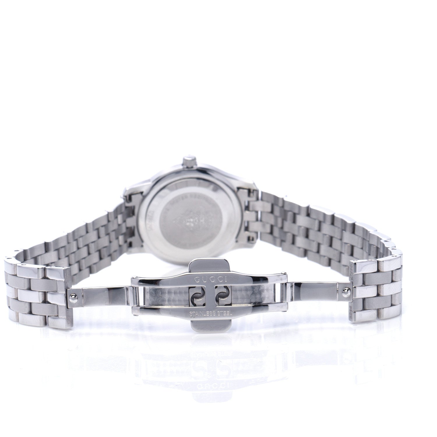 Gucci Stainless Steel 27mm 5500L Quartz Watch Black 5 of 6