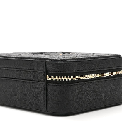 Chanel Caviar Quilted Medium CC Filigree Vanity Case Black 10 of 10