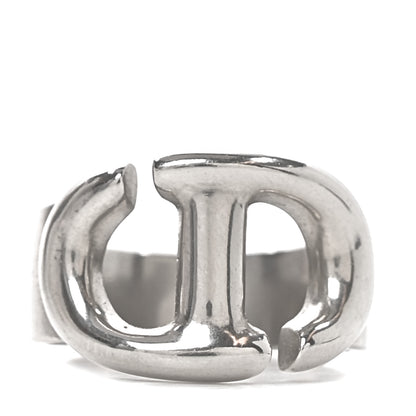 Christian Dior Metal CD Ring M 52 6 Silver 1 of 5