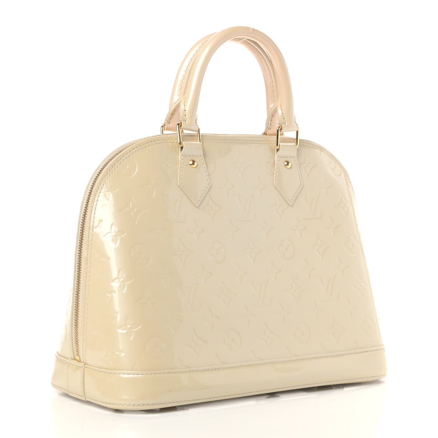 Louis Vuitton Vernis Alma PM Blanc Corail 2 of 7