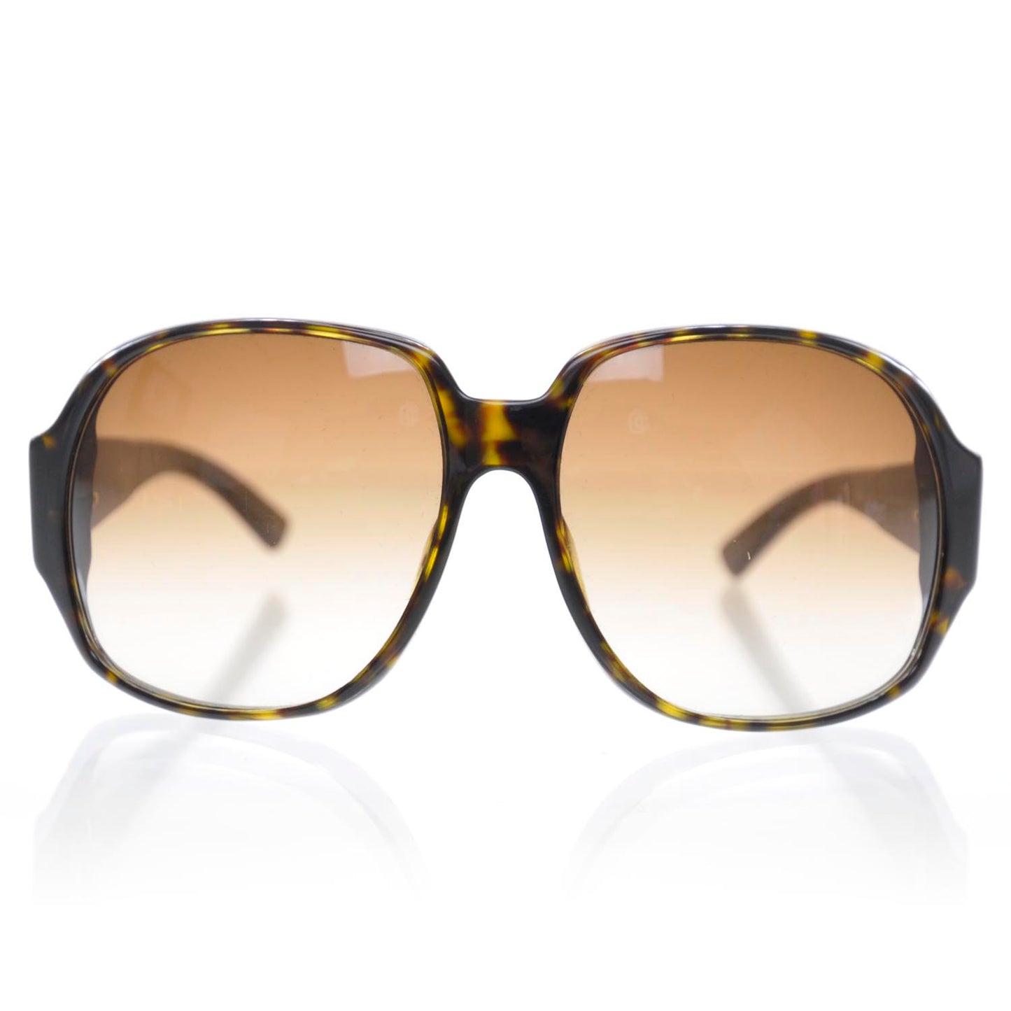 Tortoise Shell Script Sunglasses 2948S
