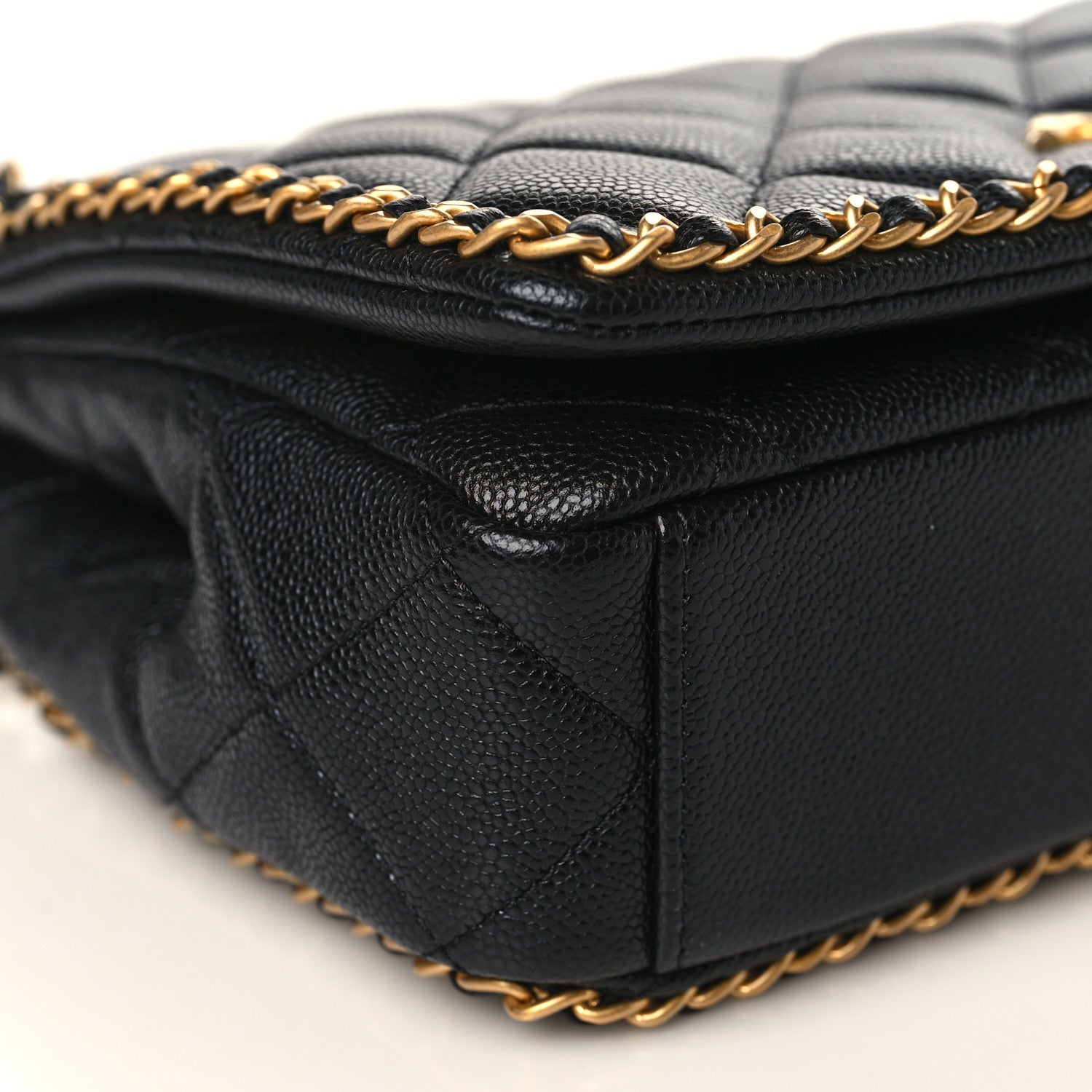 Chanel Caviar Quilted Never Ending Chain Flap Black 7 of 8