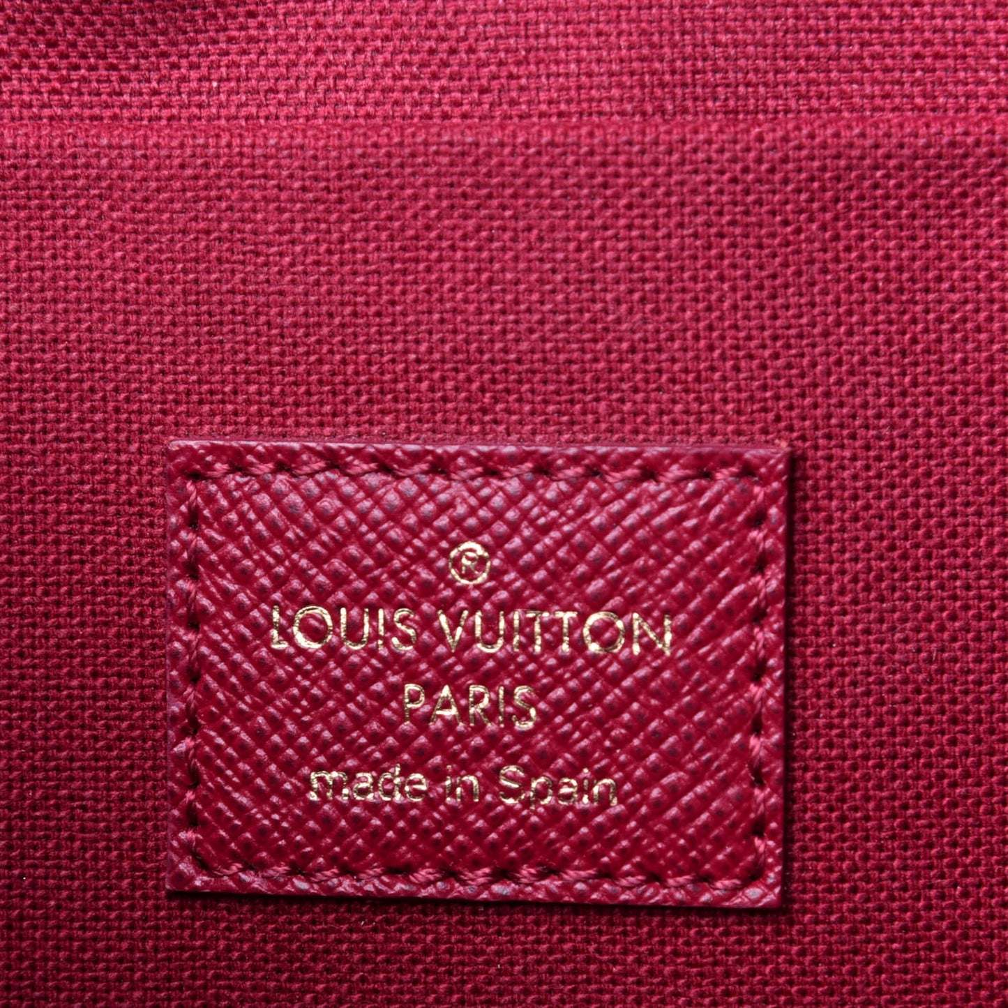 Monogram Pochette Felicie Chain Wallet Fuchsia