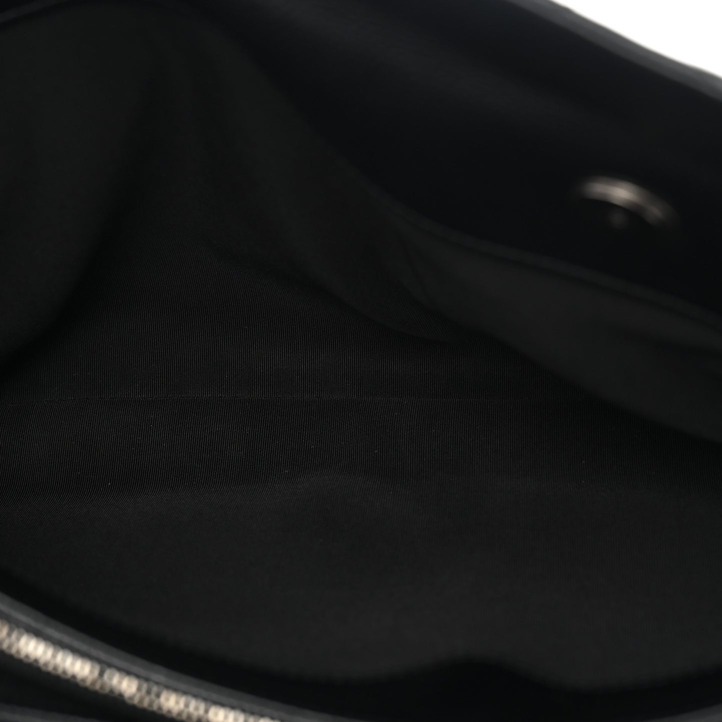 Caviar Quilted City Shopping Tote Black