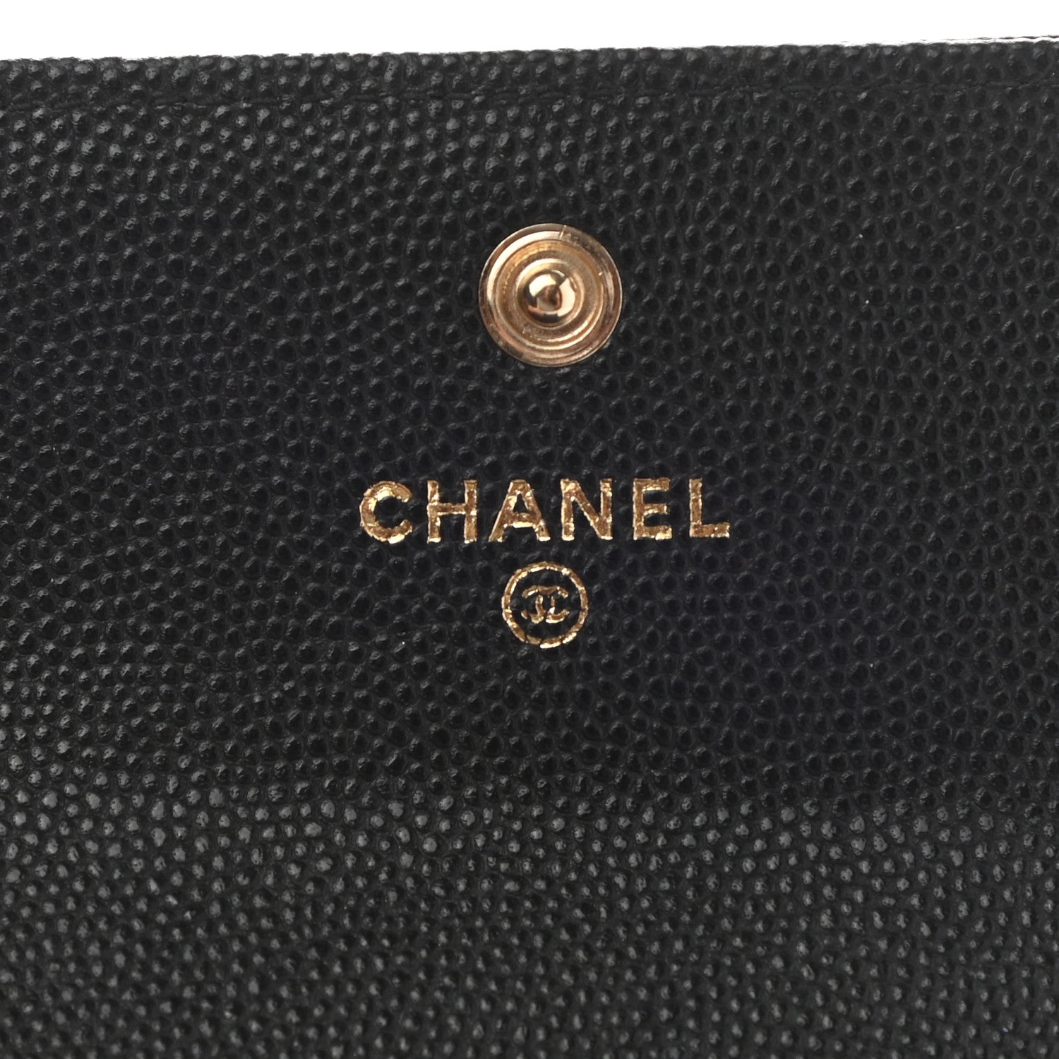 Chanel Caviar Quilted Compact Boy Wallet Black 5 of 8