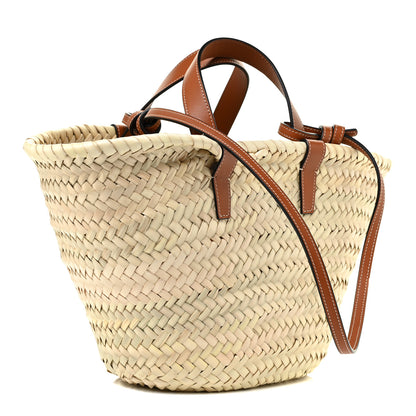 Celine Raffia Calfskin Triomphe Teen Panier Tan 3 of 11