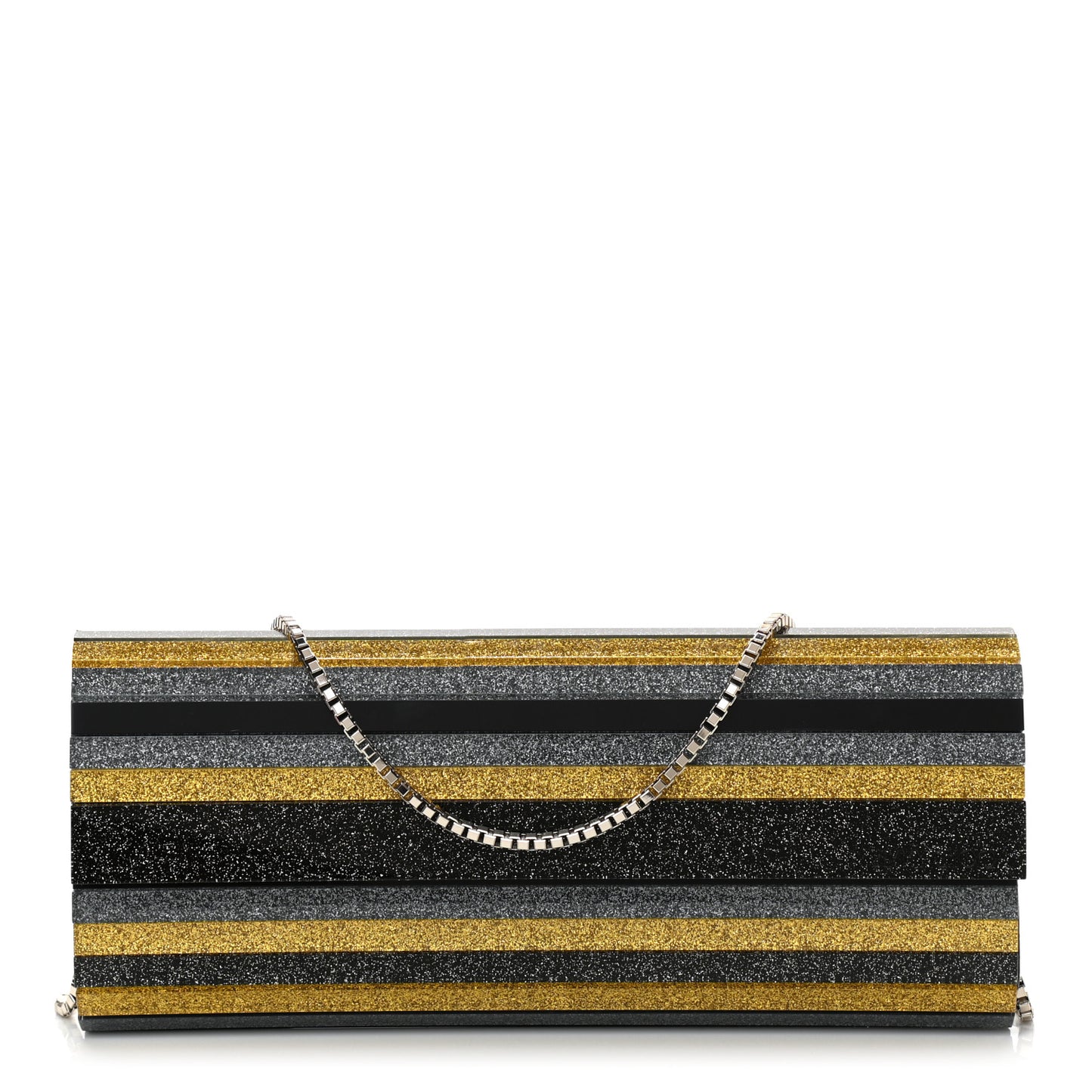 Acrylic Glitter Sweetie Clutch Multicolor