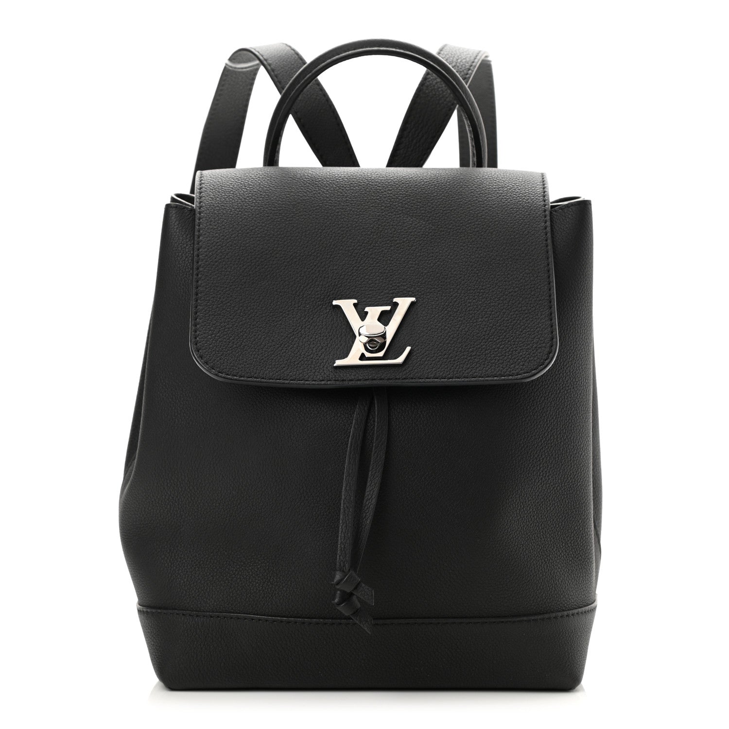 Louis Vuitton Calfskin Lockme Backpack Black 1 of 8