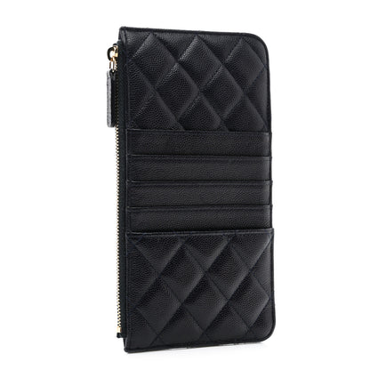 Chanel Caviar Quilted Classic iPhone Pouch Navy 3 of 8