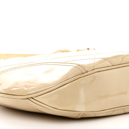 Burberry Patent Quilted Brook Hobo Beige 10 of 12