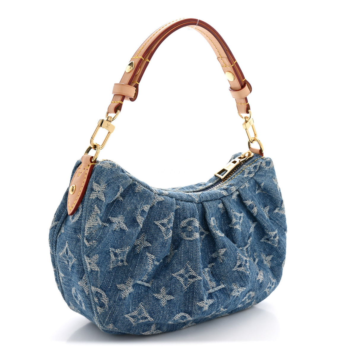 Louis Vuitton Monogram Denim Pochette Valley Blue 3 of 10