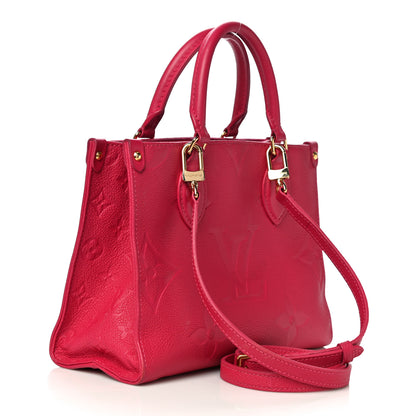 Louis Vuitton Empreinte Monogram Giant Onthego PM Freesia 3 of 16