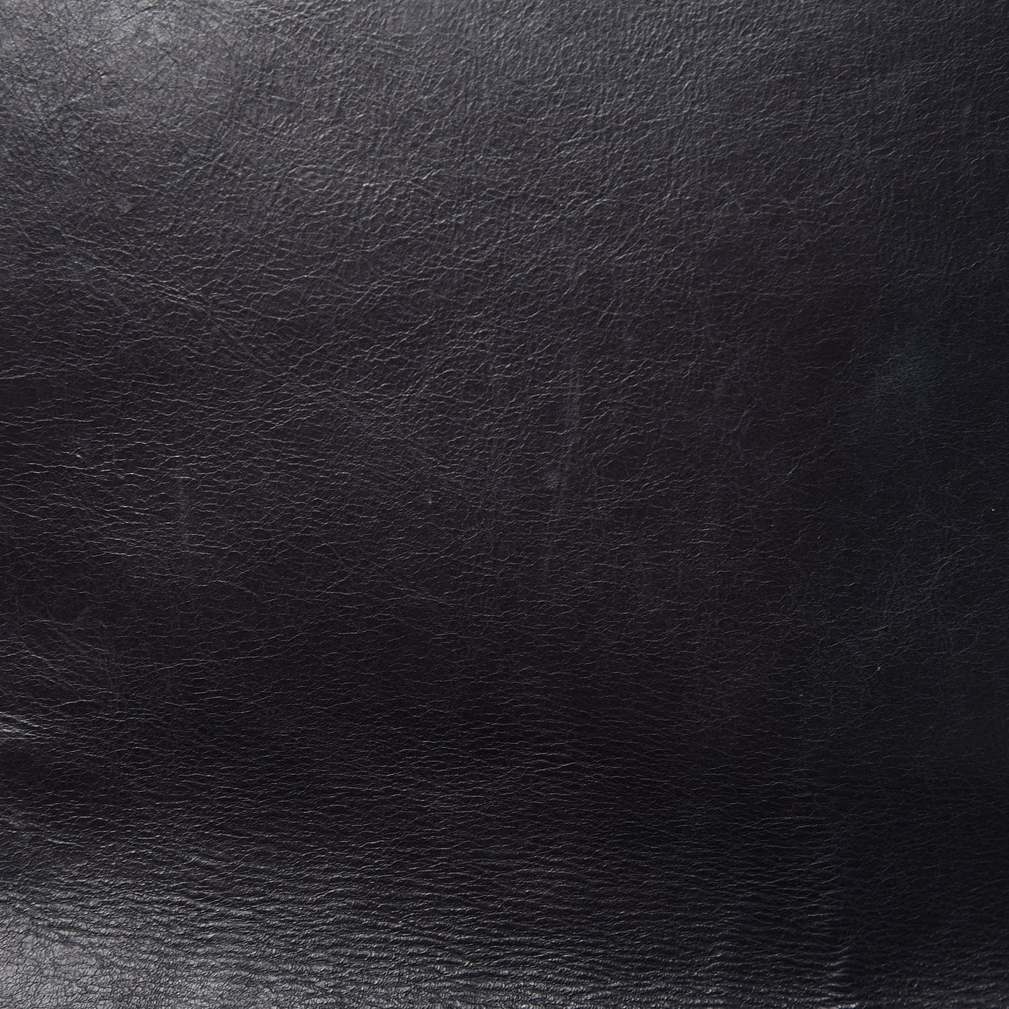 Calfskin Embossed Stitch Large Boy Flap Black