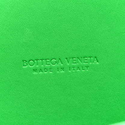 Bottega Veneta Brushed Calfskin Intrecciato Cradle Fold Over Shoulder Bag Parakeet 6 of 10