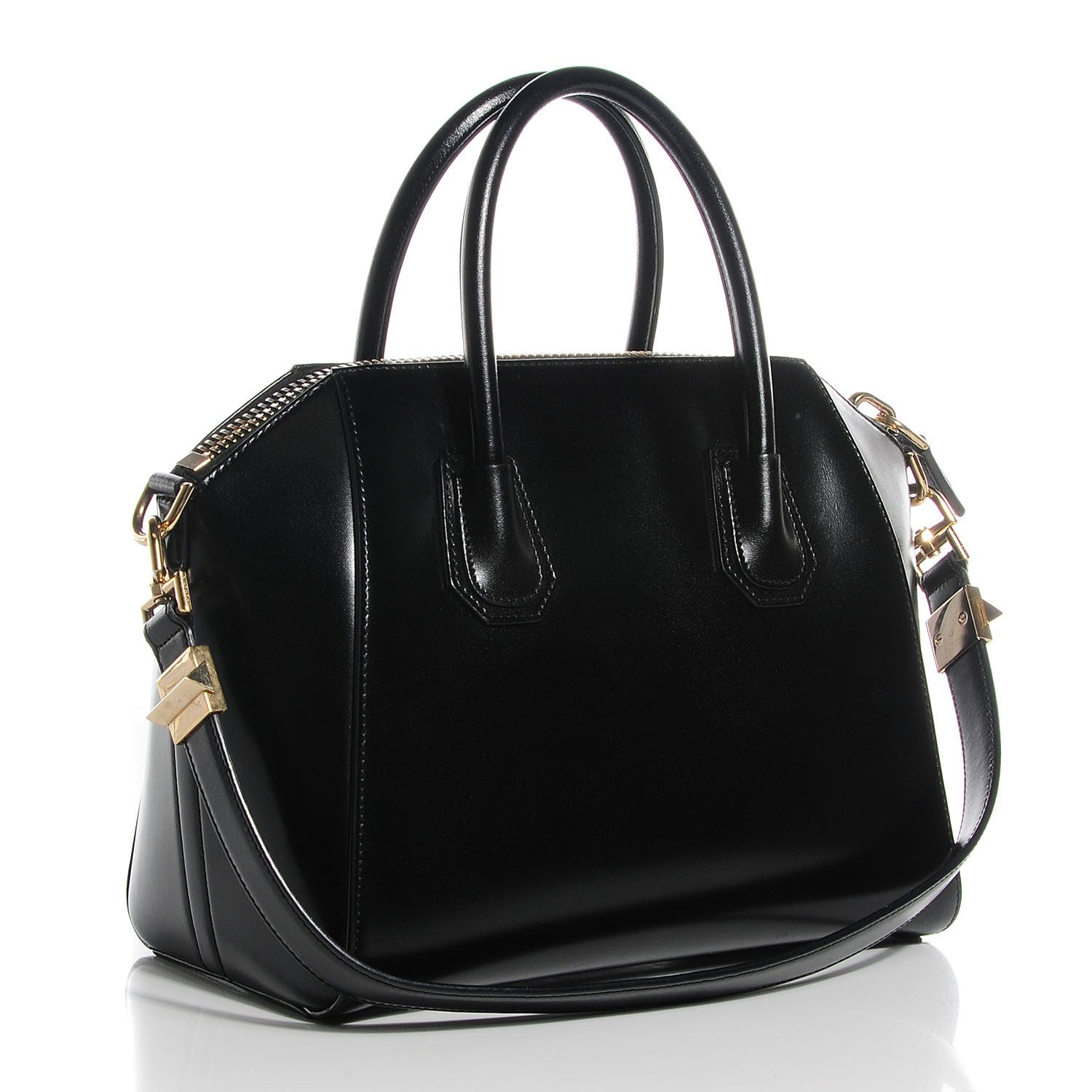Givenchy Shiny Lord Calfskin Small Antigona Black 3 of 7