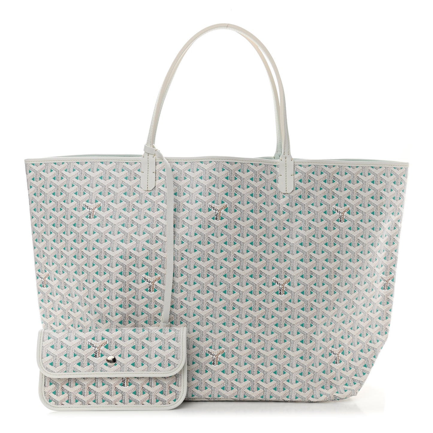 Goyardine Saint Louis Claire Voie GM White Opaline