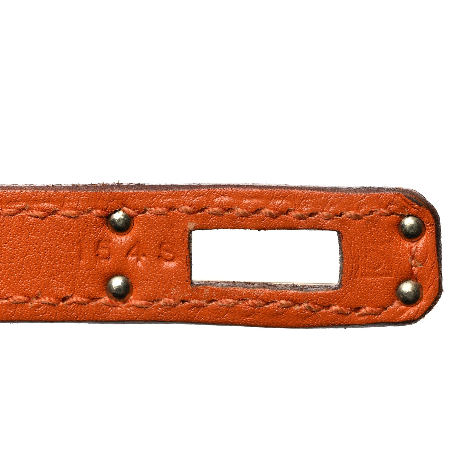 Hermes Swift Kelly Pochette Clutch Orange 7 of 13
