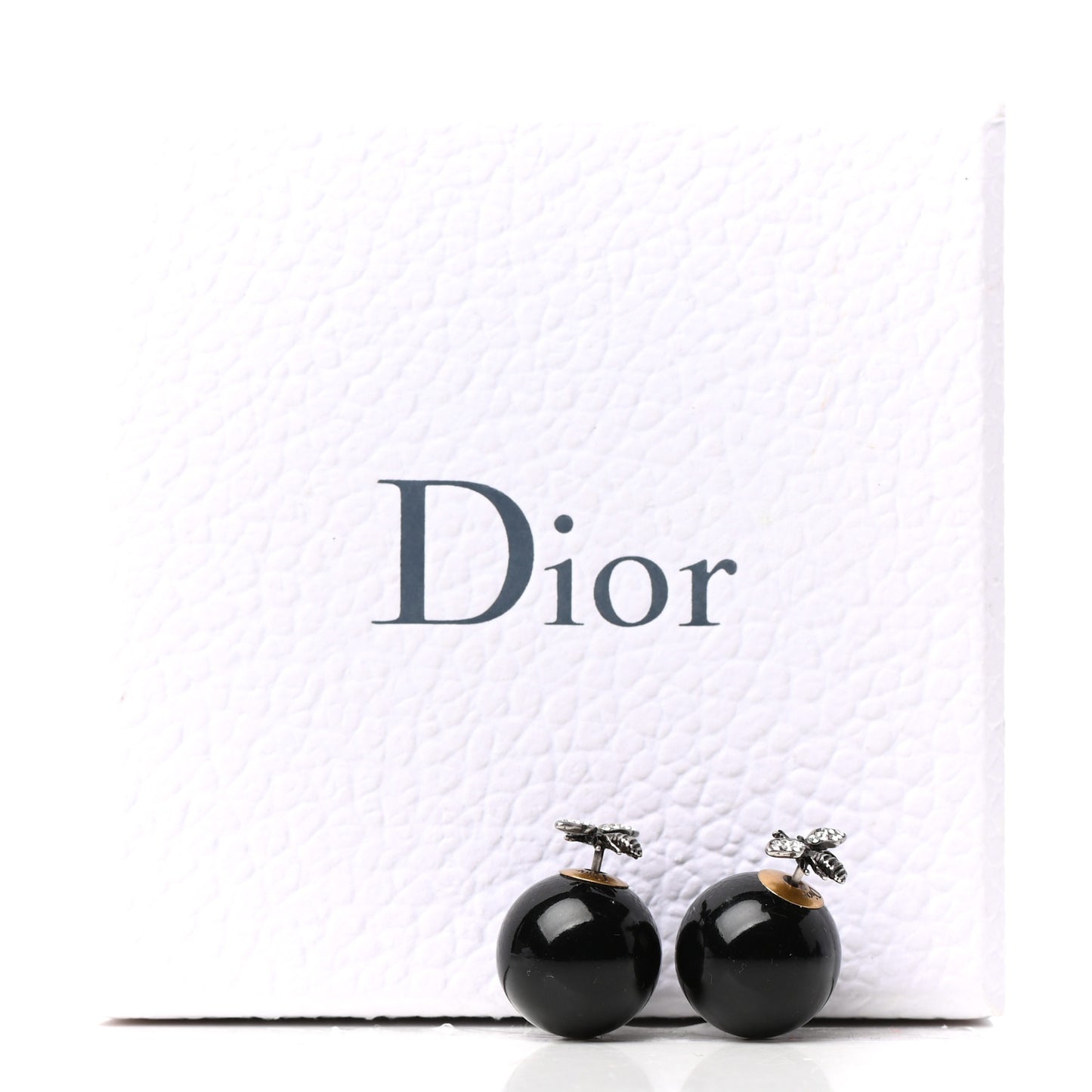 Mise En Dior Tribal Bee Earrings Black