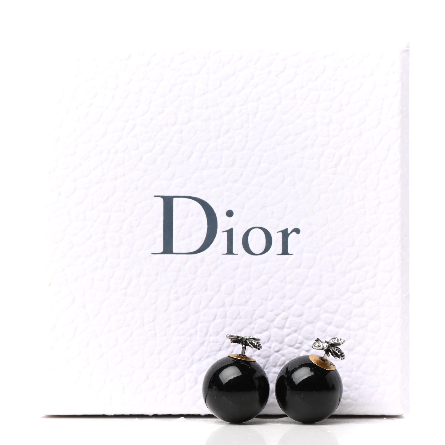 Christian Dior Mise En Dior Tribal Bee Earrings Black 5 of 5