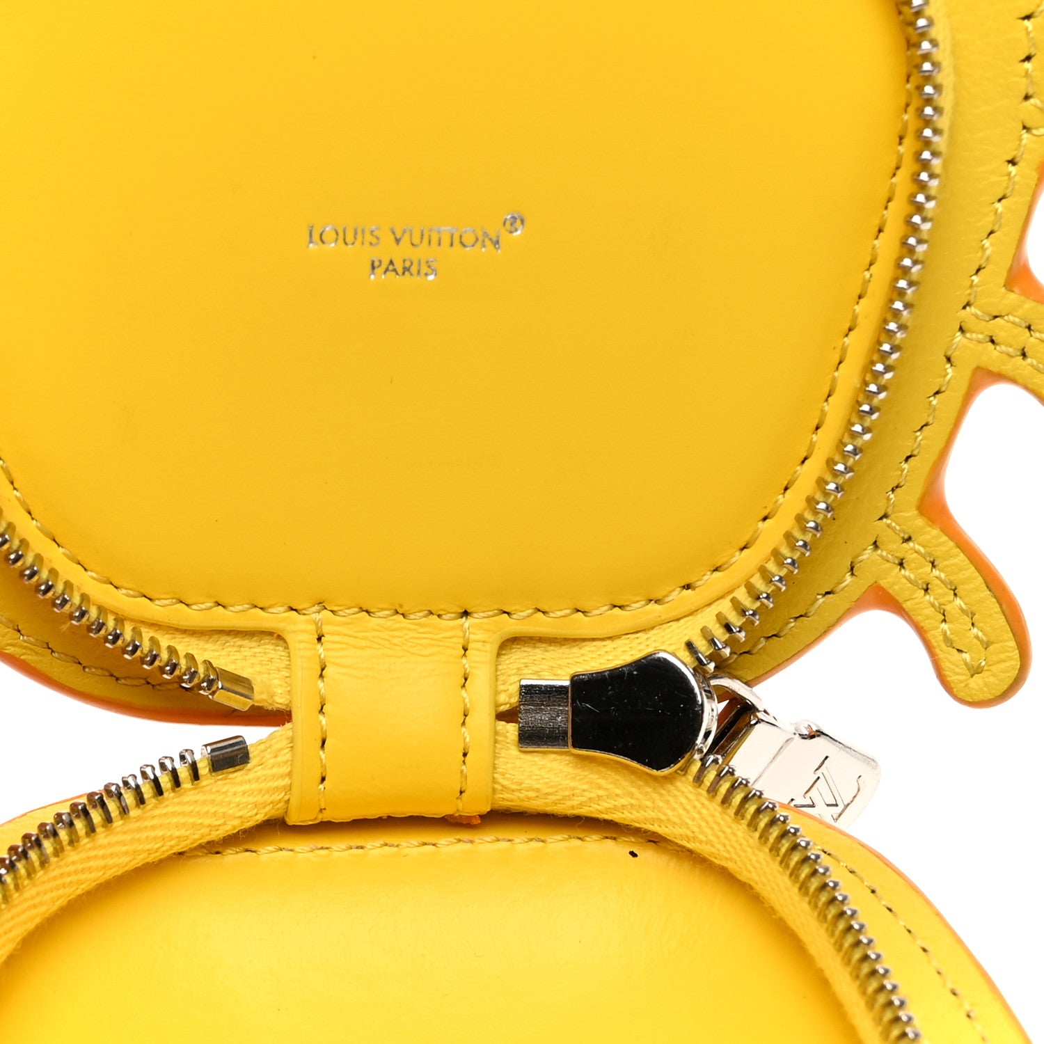 Louis Vuitton Monogram Crab Bag Charm Yellow 3 of 5
