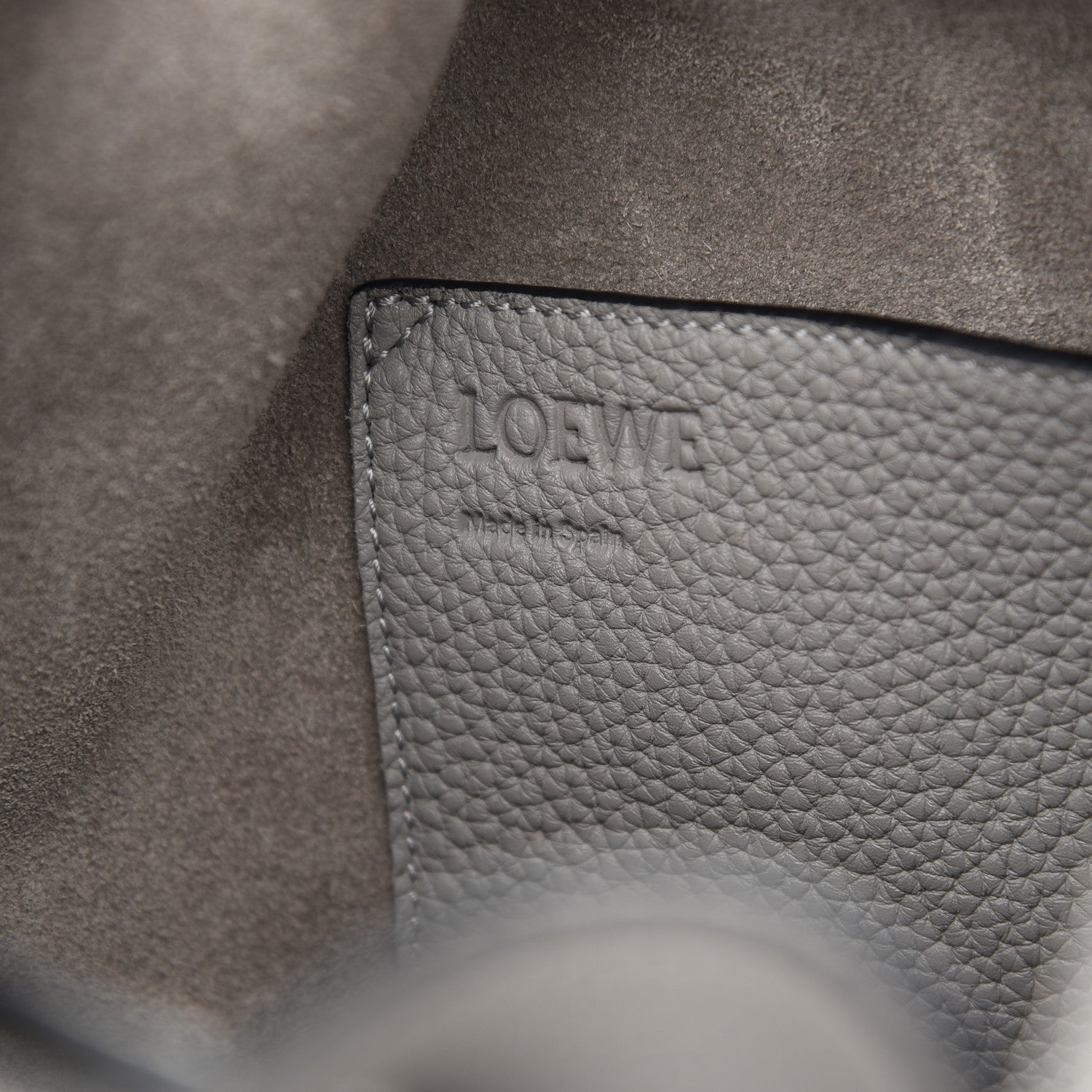Loewe Calfskin Small Balloon Bucket Bag Smoke 6 of 9