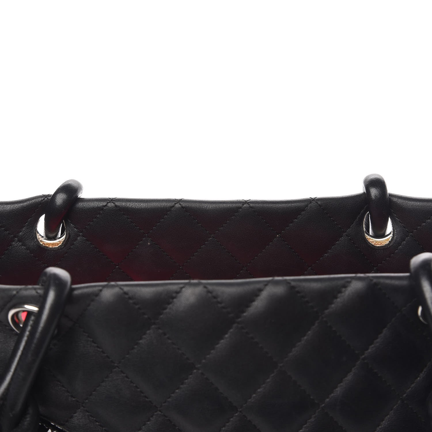 Chanel Calfskin Quilted Large Cambon Tote Black 17 of 18